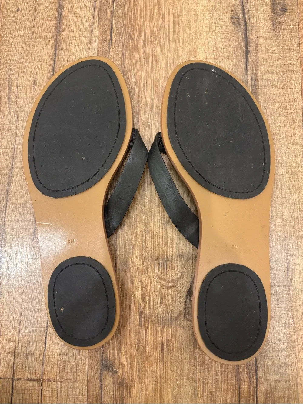 Tory Butch Calf Leather Manon Thong Sandals
